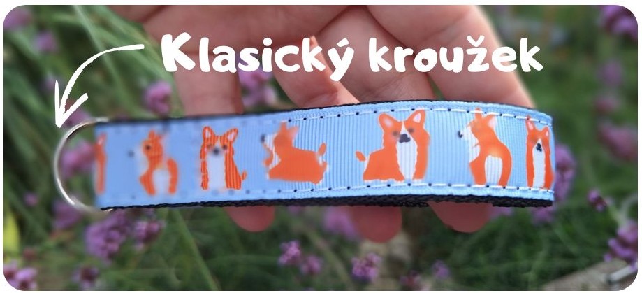 Klíčenka s kovovým kroužkem